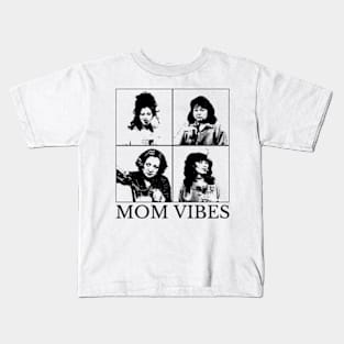 90’s Mom Vibes Vintage Funny Cool Mom Trendy Mother's Day T-Shirt Kids T-Shirt